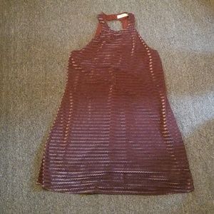 Large Candie's velvet like mini dress